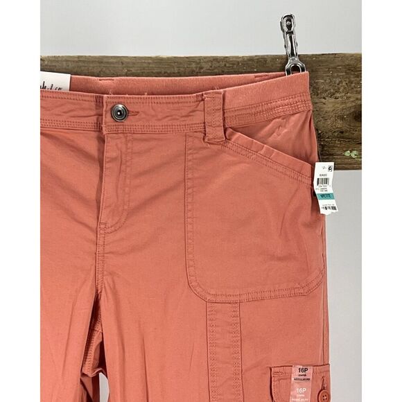 Coral Capri 16P NWT Style & Co Clam Digger Crop - Picture 6 of 8